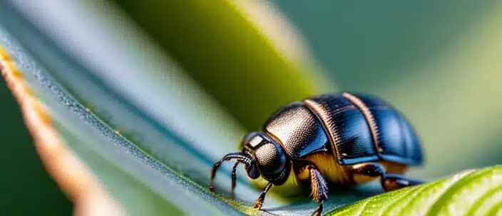 beetles on leaf